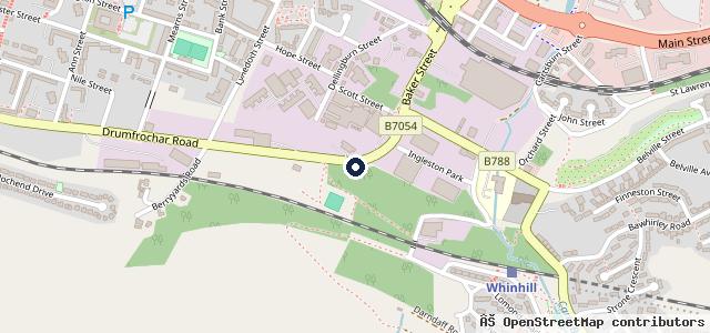 Map showing the location of McDonald Motors