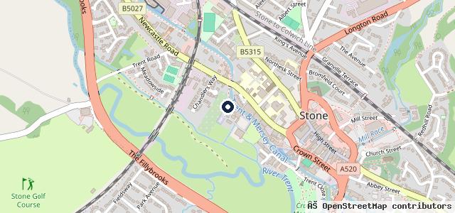 Map showing the location of PJ Autos