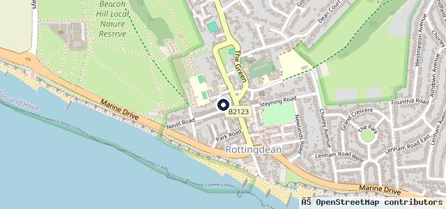 Map showing the location of St Margarets Motors