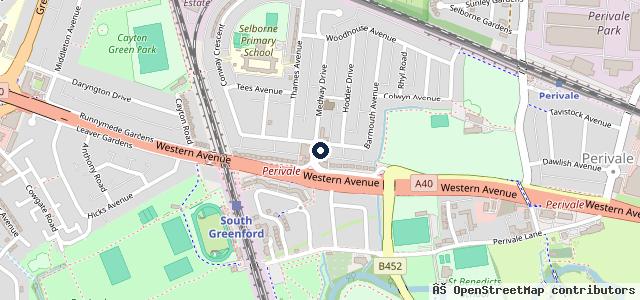 Map showing the location of Motorcycles Unlimited