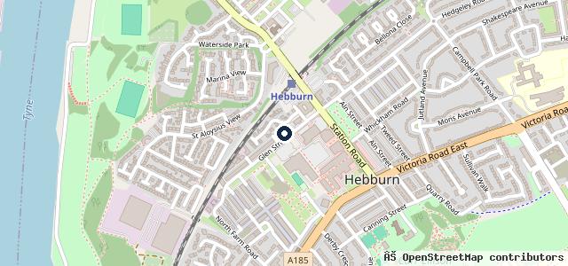 Map showing the location of Newtown MOT