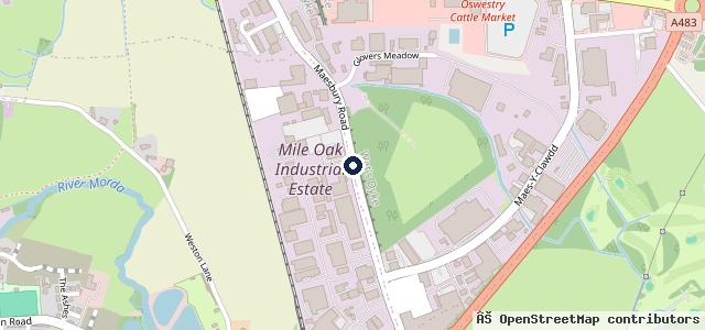 Map showing the location of Philip Paul Car Centre