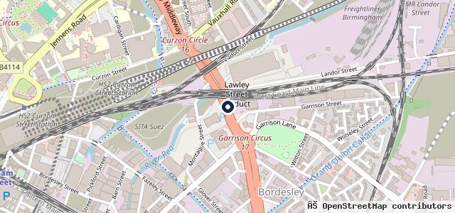 Map showing the location of Johnsons Cars