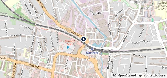 Map showing the location of Reeves Garage