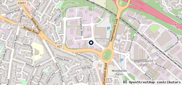 Map showing the location of Segensworth Automobiles Ltd