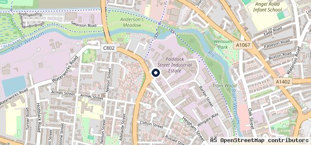 Map showing the location of Smart Motor Works