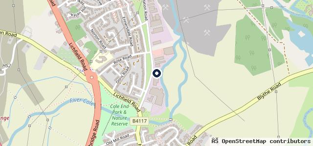 Map showing the location of Spanners Autocentres Ltd