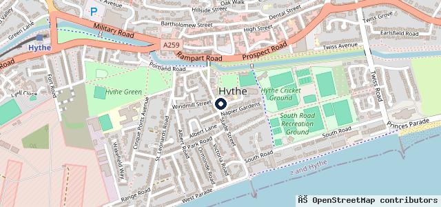 Map showing the location of Stade Street Garage Ltd