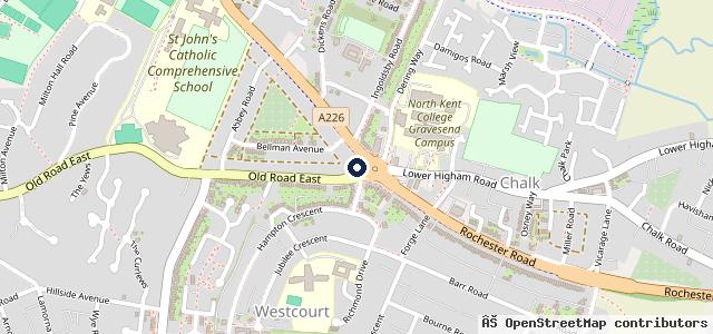 Map showing the location of Lion Test & Tyre Centre