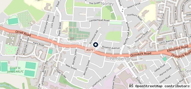 Map showing the location of Ormeshers Garage Ltd