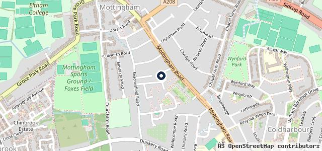 Map showing the location of Robinson Jackson Eltham Estate Agents