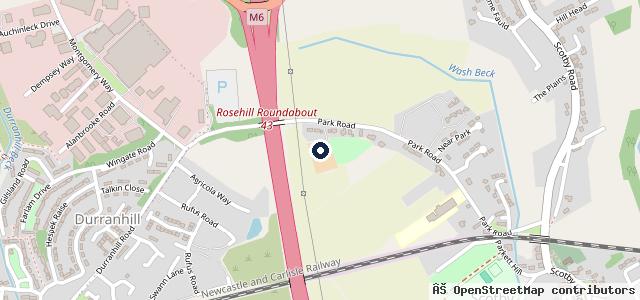 Map showing the location of Park Road Garage