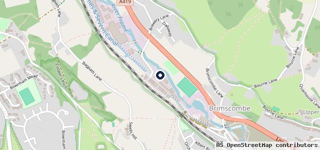 Map showing the location of Justin’s MOT Centre