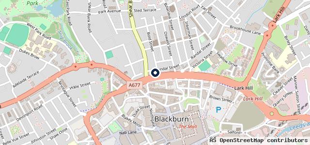 Map showing the location of Randal Street Garage