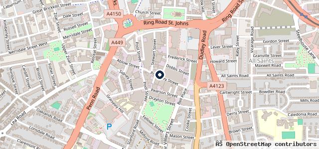 Map showing the location of Bannister Body shop Repair Specialists
