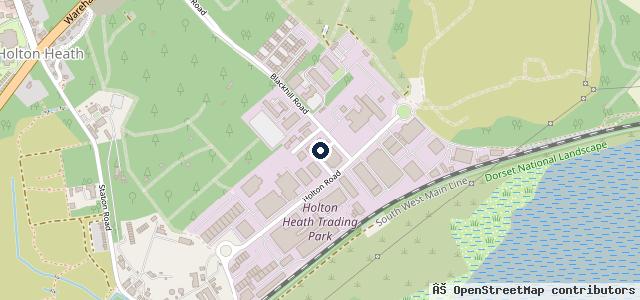 Map showing the location of S & B Motors