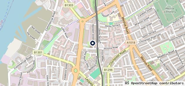 Map showing the location of Gary Tuck Workshops Ltd