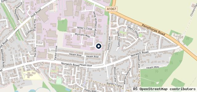 Map showing the location of Saracens Automotive Ltd