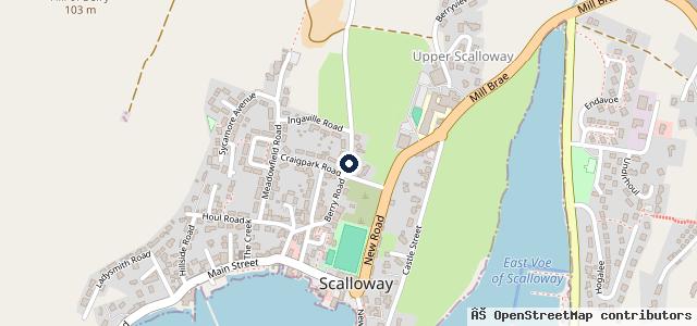 Map showing the location of Scalloway Motors