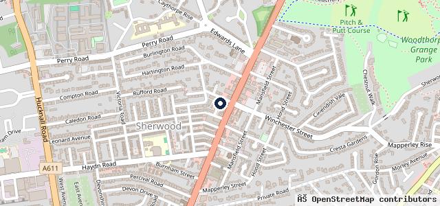 Map showing the location of 3 Newstead St