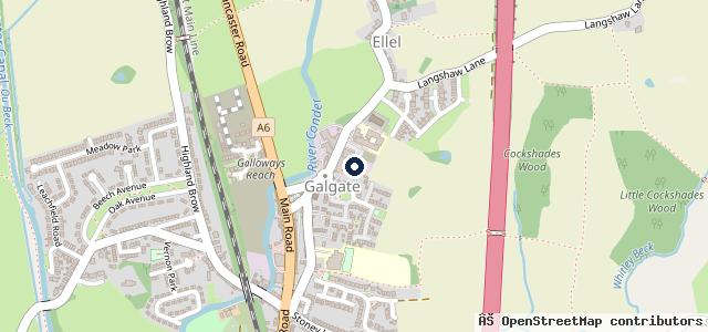 Map showing the location of Silk Mill Garage ltd