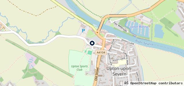 Map showing the location of Shipps Garage