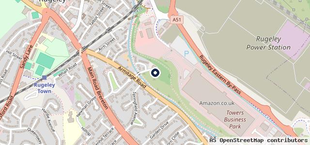 Map showing the location of SNS Vehicle Body Repair Ltd