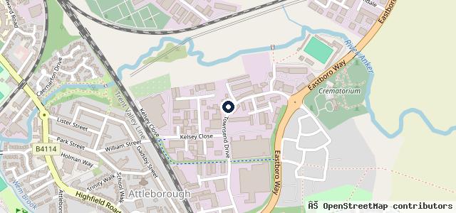 Map showing the location of S R S