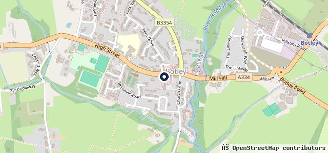 Map showing the location of Blenheim Oak Auto Repairs