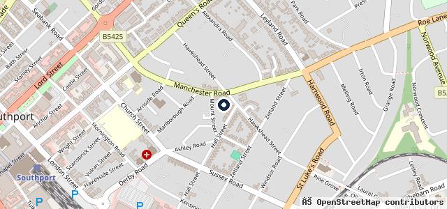Map showing the location of StokeCars