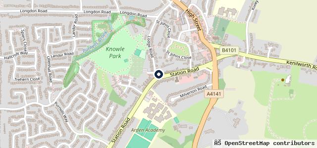 Map showing the location of Plume Tyres Service