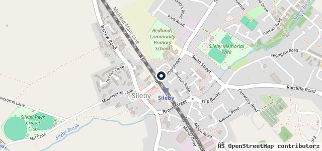 Map showing the location of Lee Robinson Motor Services: Sileby