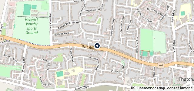 Map showing the location of Thatcham MOT & Service Centre