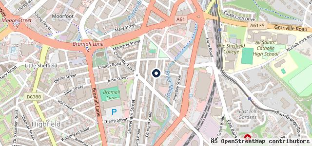 Map showing the location of The Car Specialists
