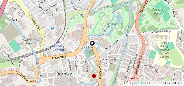Map showing the location of Forge Mot Centre
