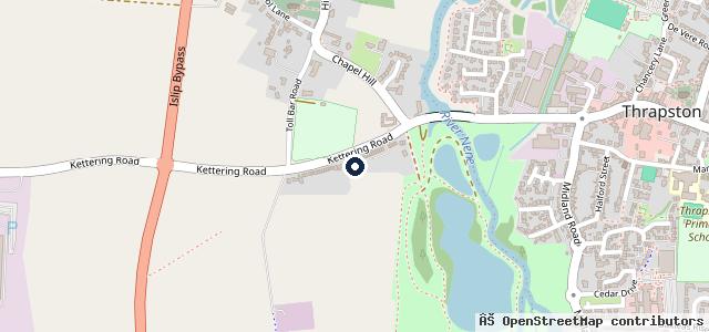 Map showing the location of The Islip Garage