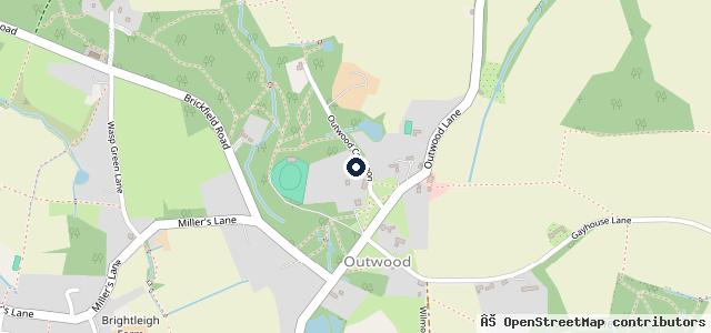 Map showing the location of Windmill Garage