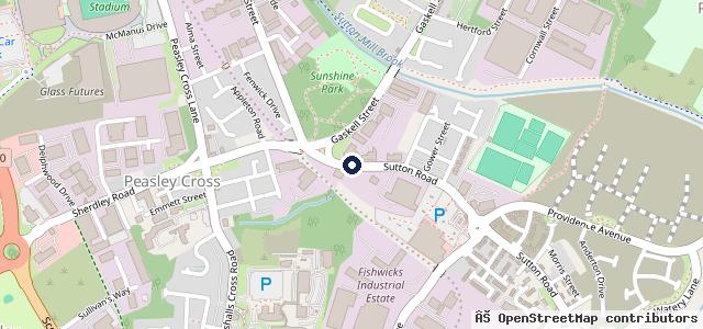 Map showing the location of Prestige and Performance Vehicle Service Centre