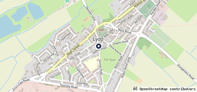 Map showing the location of Usher Motors Ltd