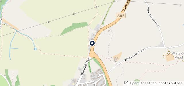 Map showing the location of Valley View Garage