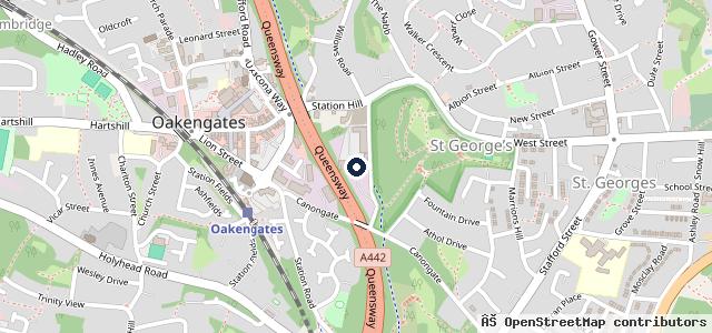 Map showing the location of Wayne’s car repairs