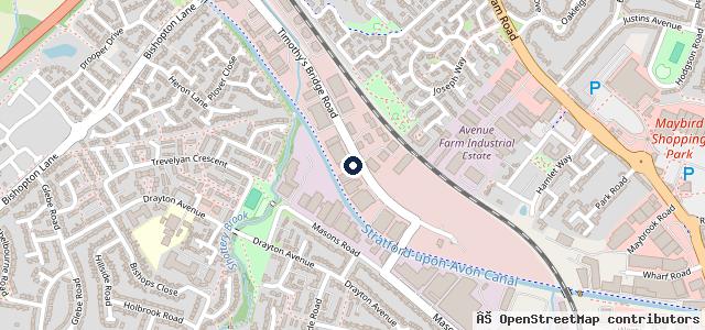 Map showing the location of Welcombe Garage