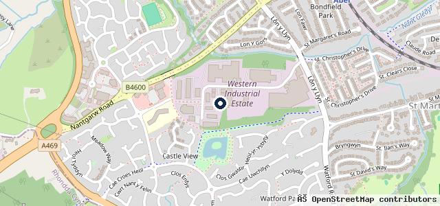 Map showing the location of Western Motors