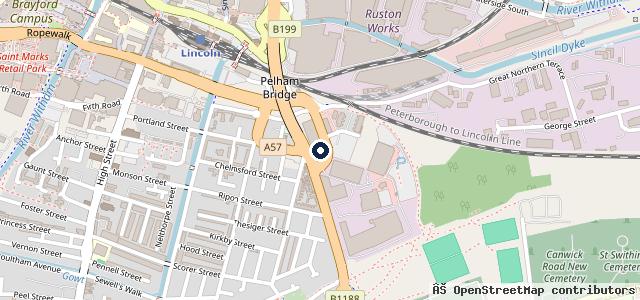 Map showing the location of ZR Tyres