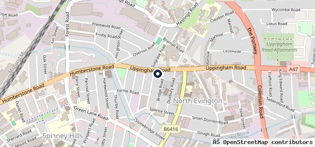 Map showing the location of Houghton Automotive M O T Centre