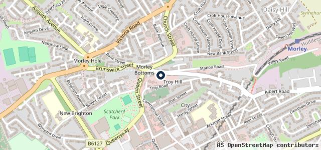 Map showing the location of Morley Motor Company