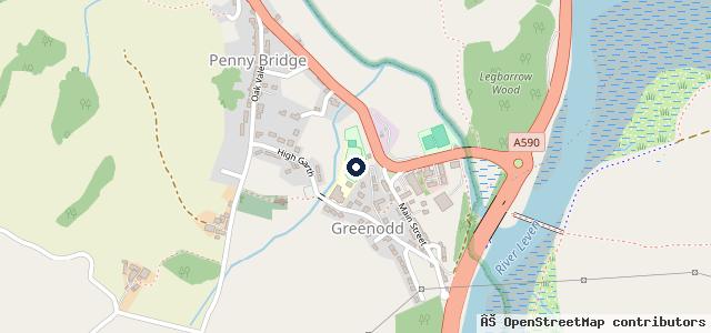 Map showing the location of Lakeland Jaguar Land Rover Service & Parts Centre