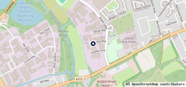 Map showing the location of Auto Accident Repair Centre