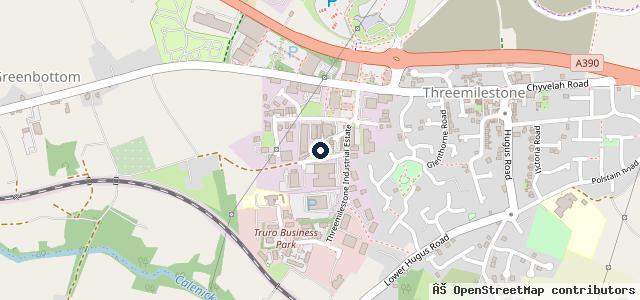 Map showing the location of Carrs Land Rover, Truro