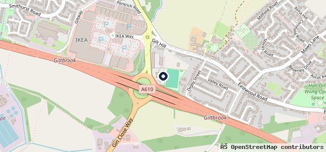 Map showing the location of Betta-Fit Auto Centre